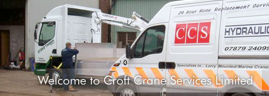 Welcome to Croft Crane Services Limited