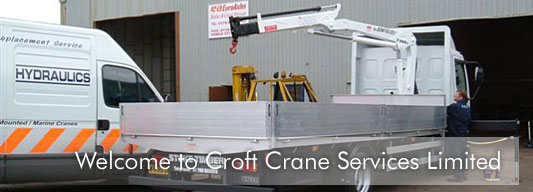 Welcome to Croft Crane Services Limited